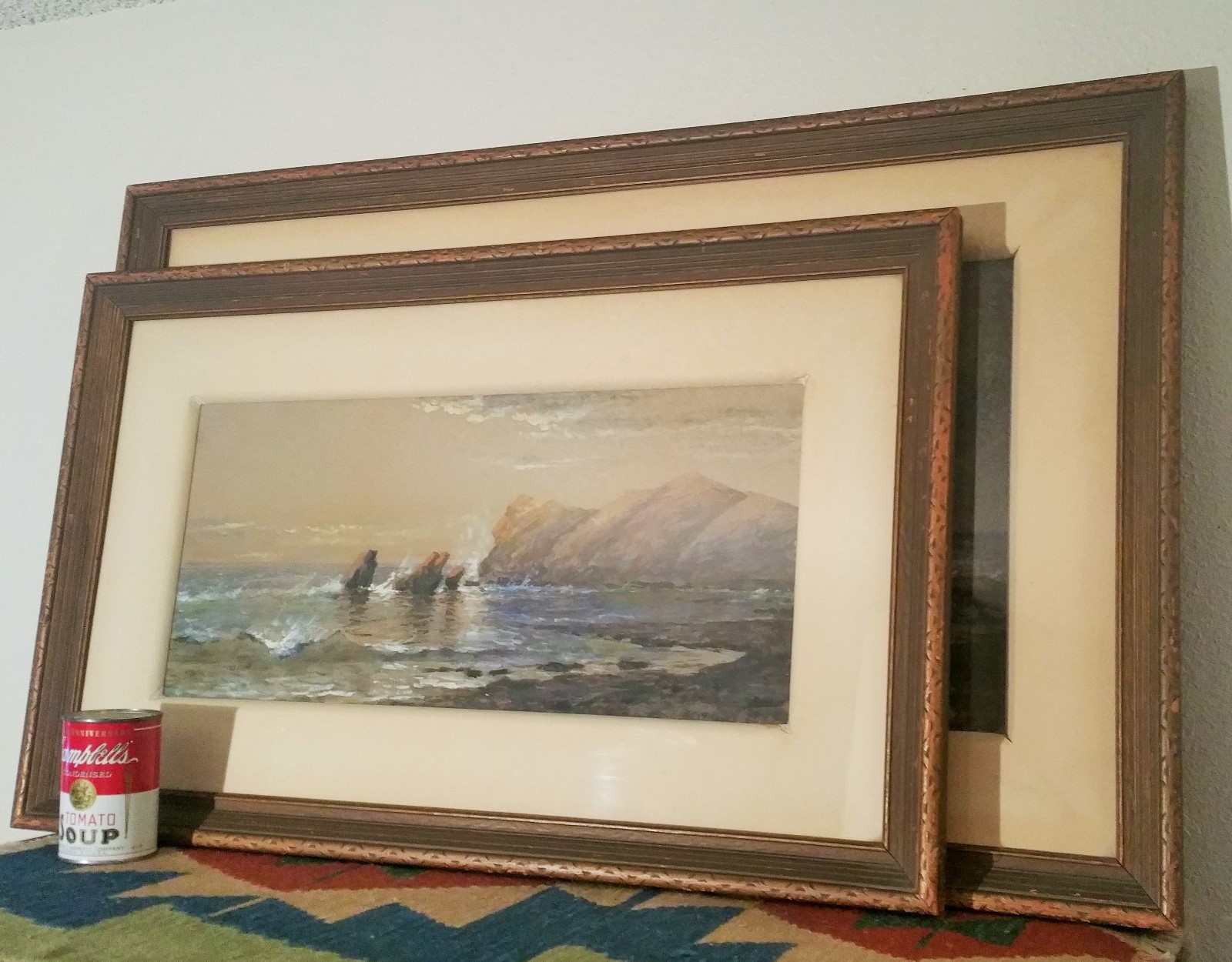 2 NEWPORT RI watch hill yacht club philadelphia pa antique art painting ny