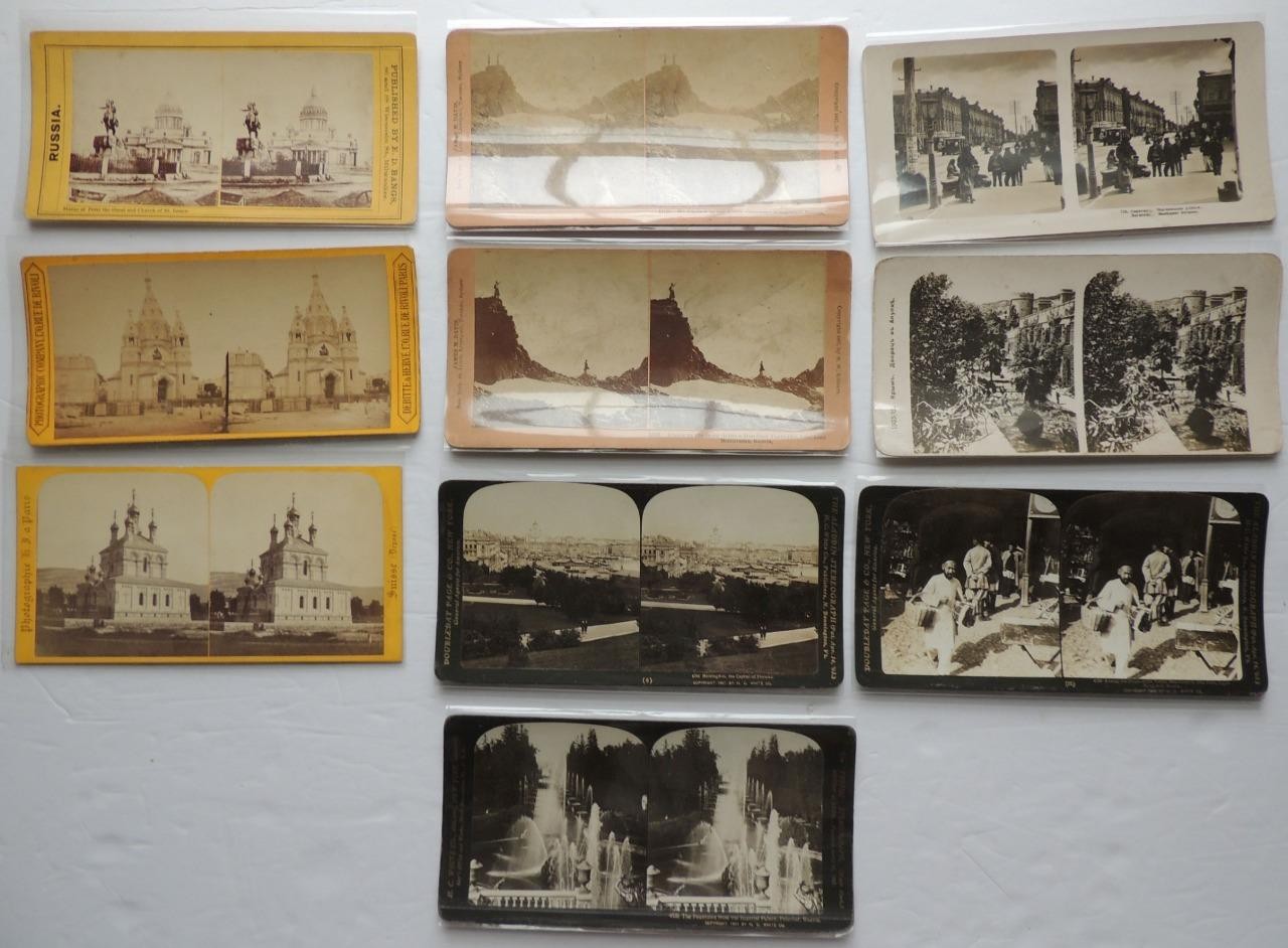 1870s-1902 RUSSIA Stereoview Russian Empire 10 PHOTOGRAPHS Cards Petersburg 1870s-1902 RUSSIA Stereoview Russian Empire 10 PHOTOGRAPHS Cards Petersburg