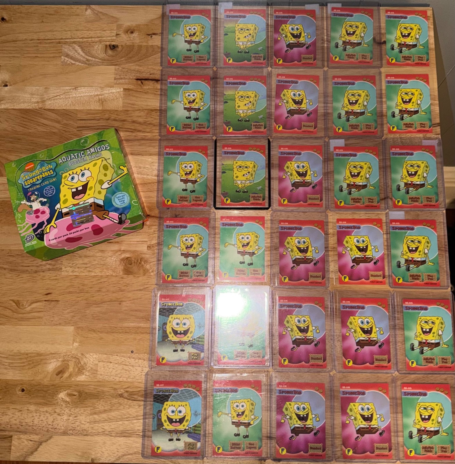 2003 UD SpongeBob SquarePants Aquatic Amigos 1st Edition 687 Cards MASSIVE LOT