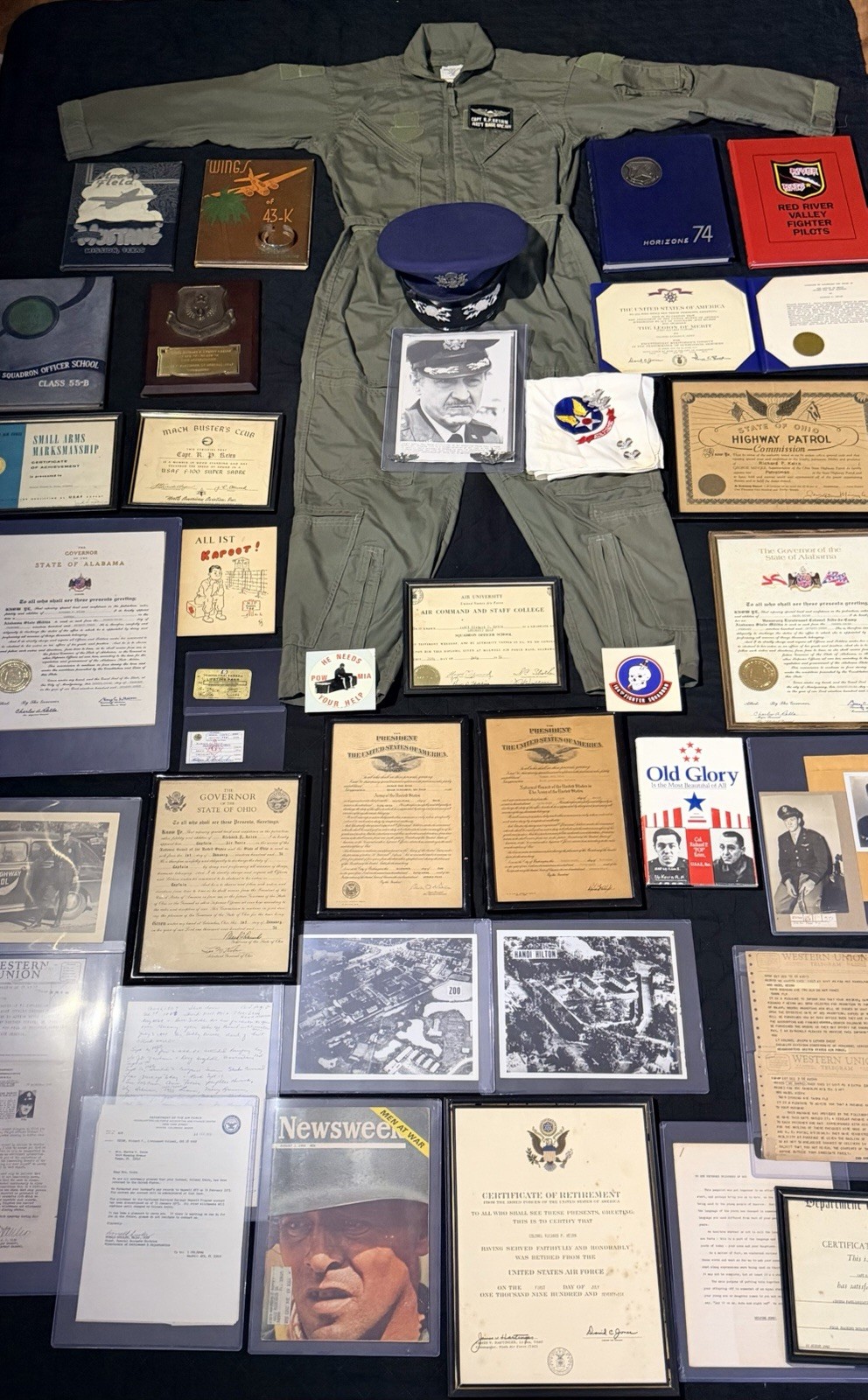 Richard P Keirn Ww2 & Vietnam POW Both Wars Estate Grouping Lot Only One Of Two Richard P Keirn Ww2 & Vietnam POW Both Wars Estate Grouping Lot Only One Of Two