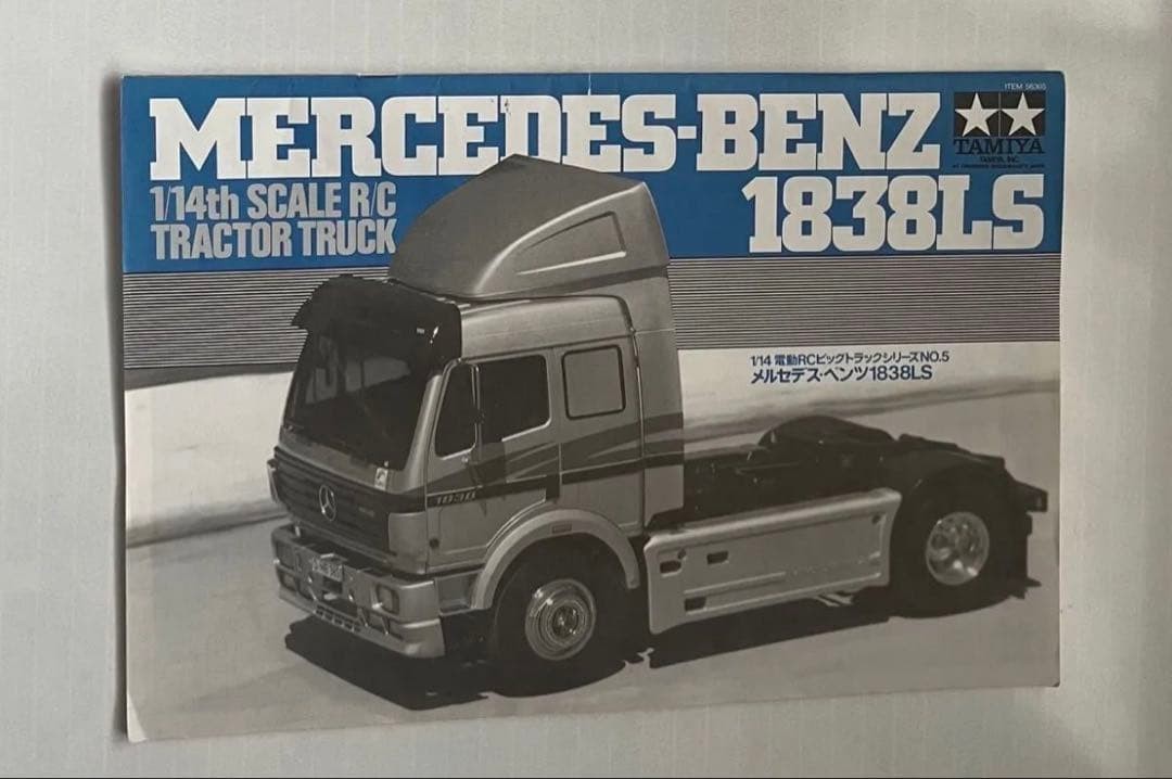 Tamiya 1/14 Electric RC Big Truck Mercede Benz 1838LSITEM56305