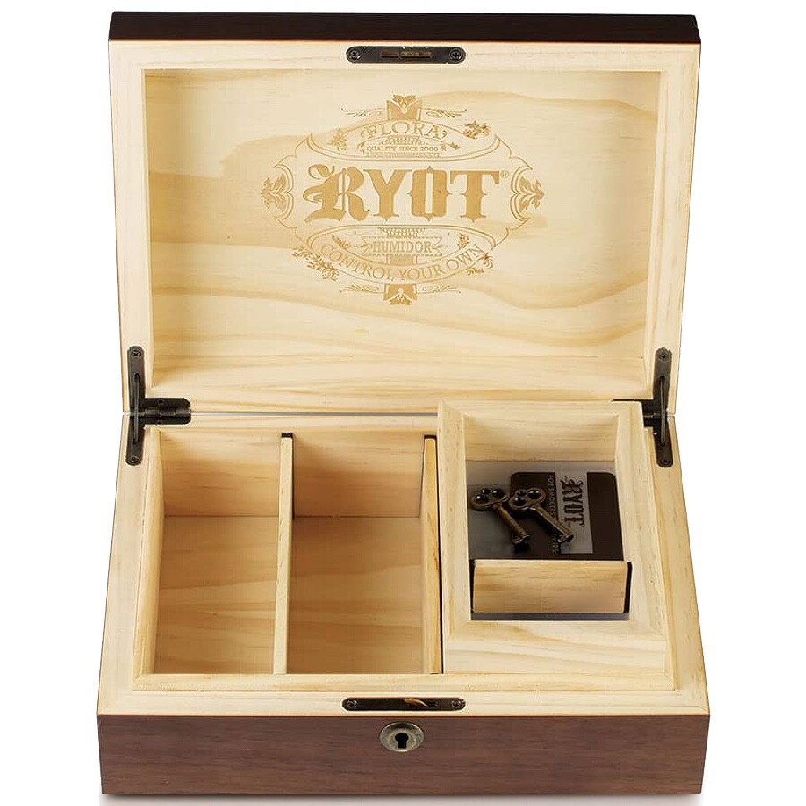 RYOT Humidor Walnut Combo Box (8×1) Smoke Smoking Case Storage Wood Kannastor RYOT Humidor Walnut Combo Box (8×1) Smoke Smoking Case Storage Wood Kannastor