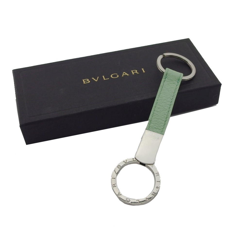 BVLGARI Key ring Light green xSilver Women Authentic secondhand BVLGARI Key ring Light green xSilver Women Authentic secondhand