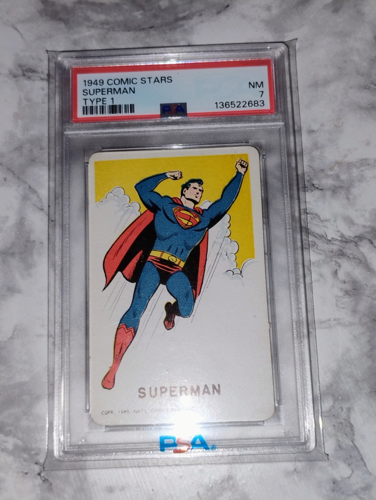 1949 Comic Stars Superman Type 1 PSA 7 Pop 1 Highest