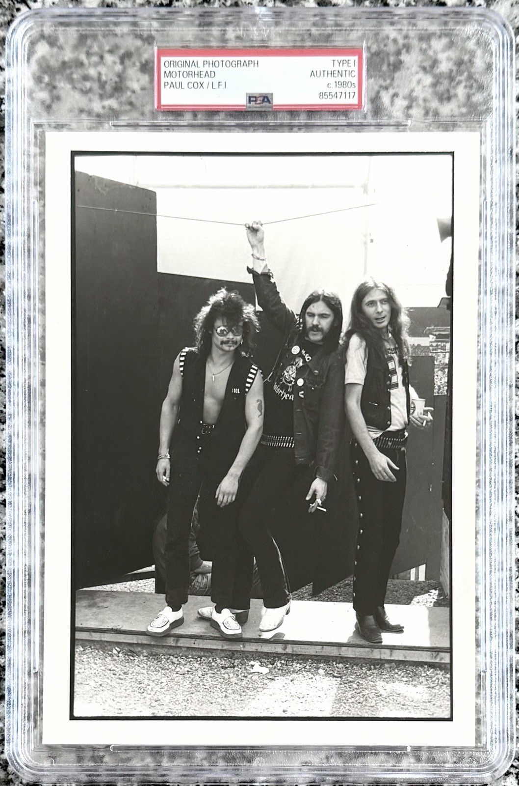 1980’s Motörhead “Lemmy and the Motörhead Machine” PSA Type 1 Original Photo