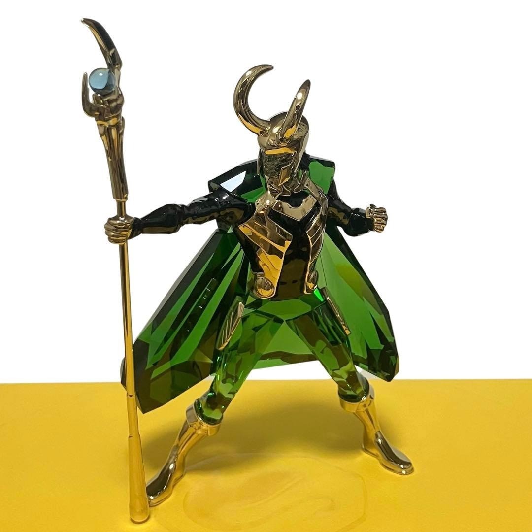 Swarovski Loki Marvel Crystal Figurine New in Box Authentic Official Rare Swarovski Loki Marvel Crystal Figurine New in Box Authentic Official Rare