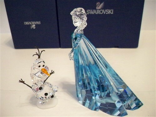 SWAROVSKI ELSA & OLAF DISNEY FILM FROZEN CHARACTERS 5135878 5135880 BNIB