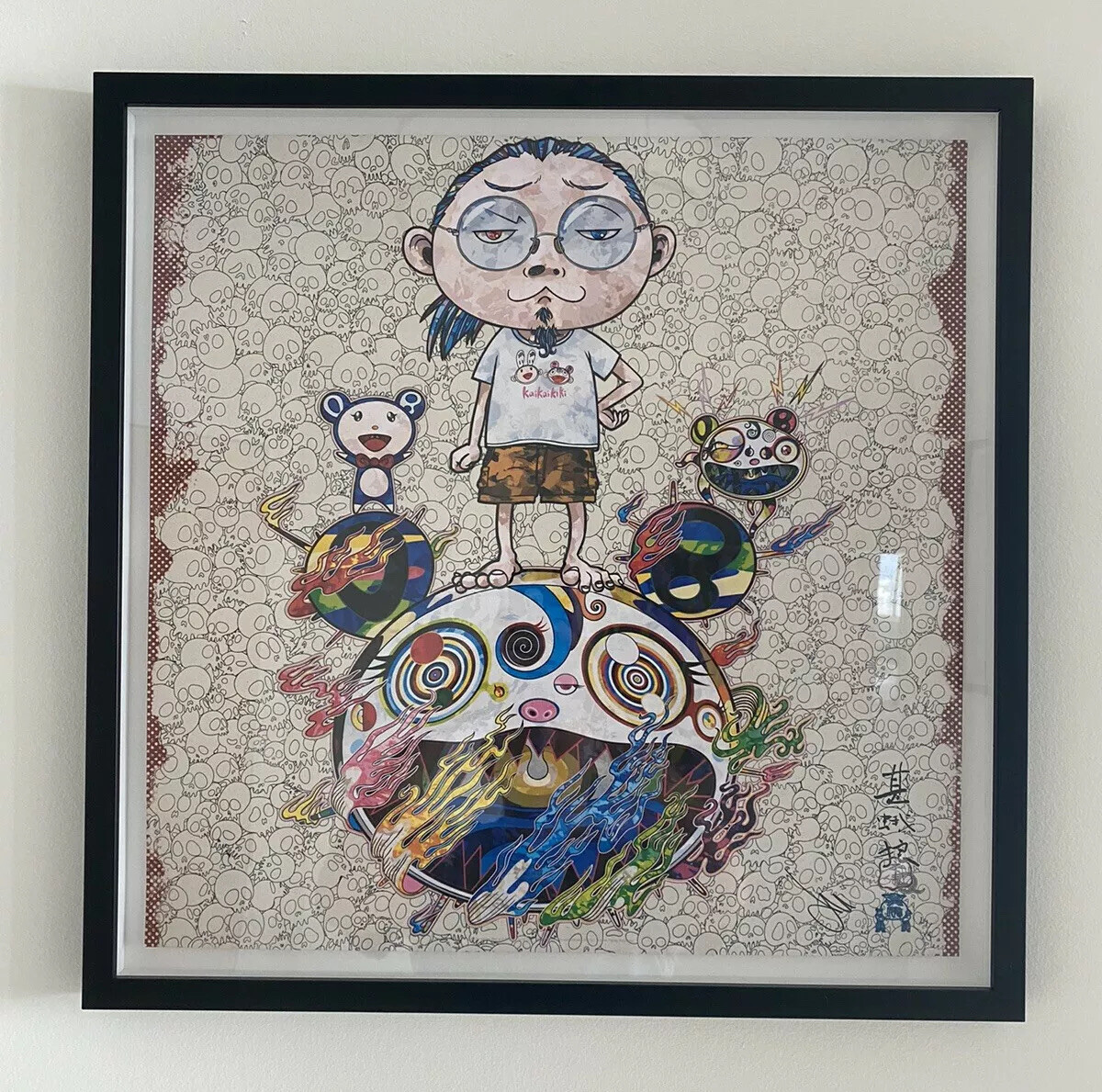 Takashi Murakami “Obliterate The Self And Even A Fire Is Cool” LE Print