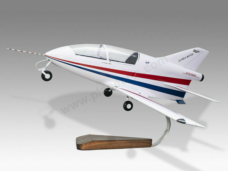 Bede BD-5J Microjet Acrostar James Bond Octopussy Transparent Handcrafted Model Bede BD-5J Microjet Acrostar James Bond Octopussy Transparent Handcrafted Model