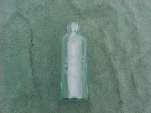 Antique COCA COLA HUTCH Bottle C1900 Glass Dixie Empty Misspelled COCO Chatt TN