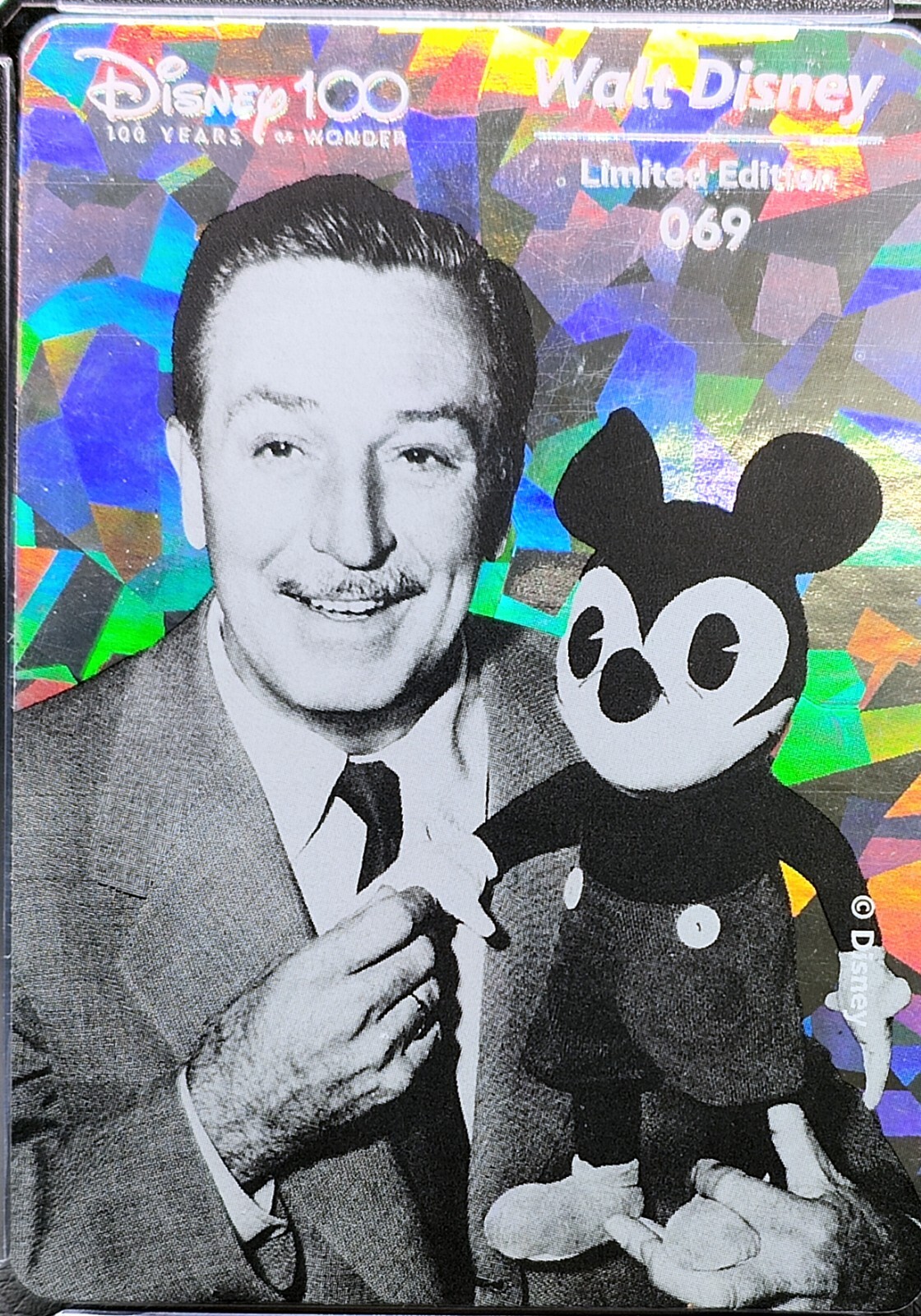 2023 Disney 100 Wonders Collector Card Limited Edition Walt Disney/Mickey (/100) 2023 Disney 100 Wonders Collector Card Limited Edition Walt Disney/Mickey (/100)