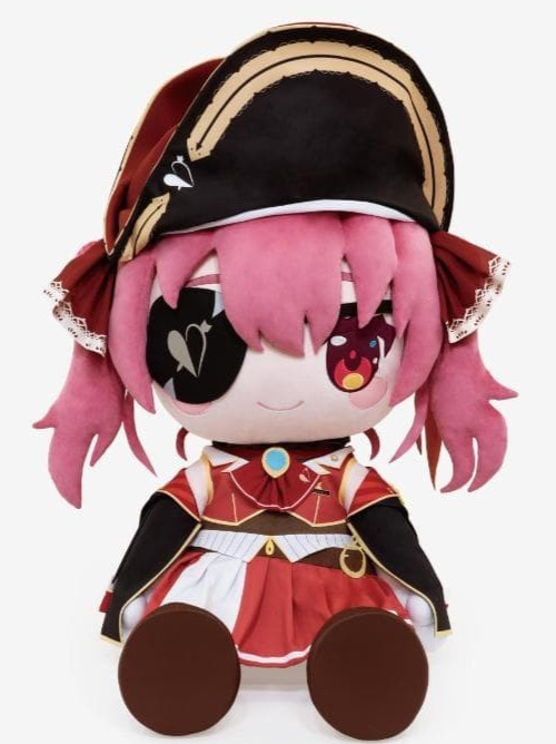 Hololive Houshou Marine DOQUTE Extra Large Plush Doll TAITO 2025 Stuffed Toy Hololive Houshou Marine DOQUTE Extra Large Plush Doll TAITO 2025 Stuffed Toy