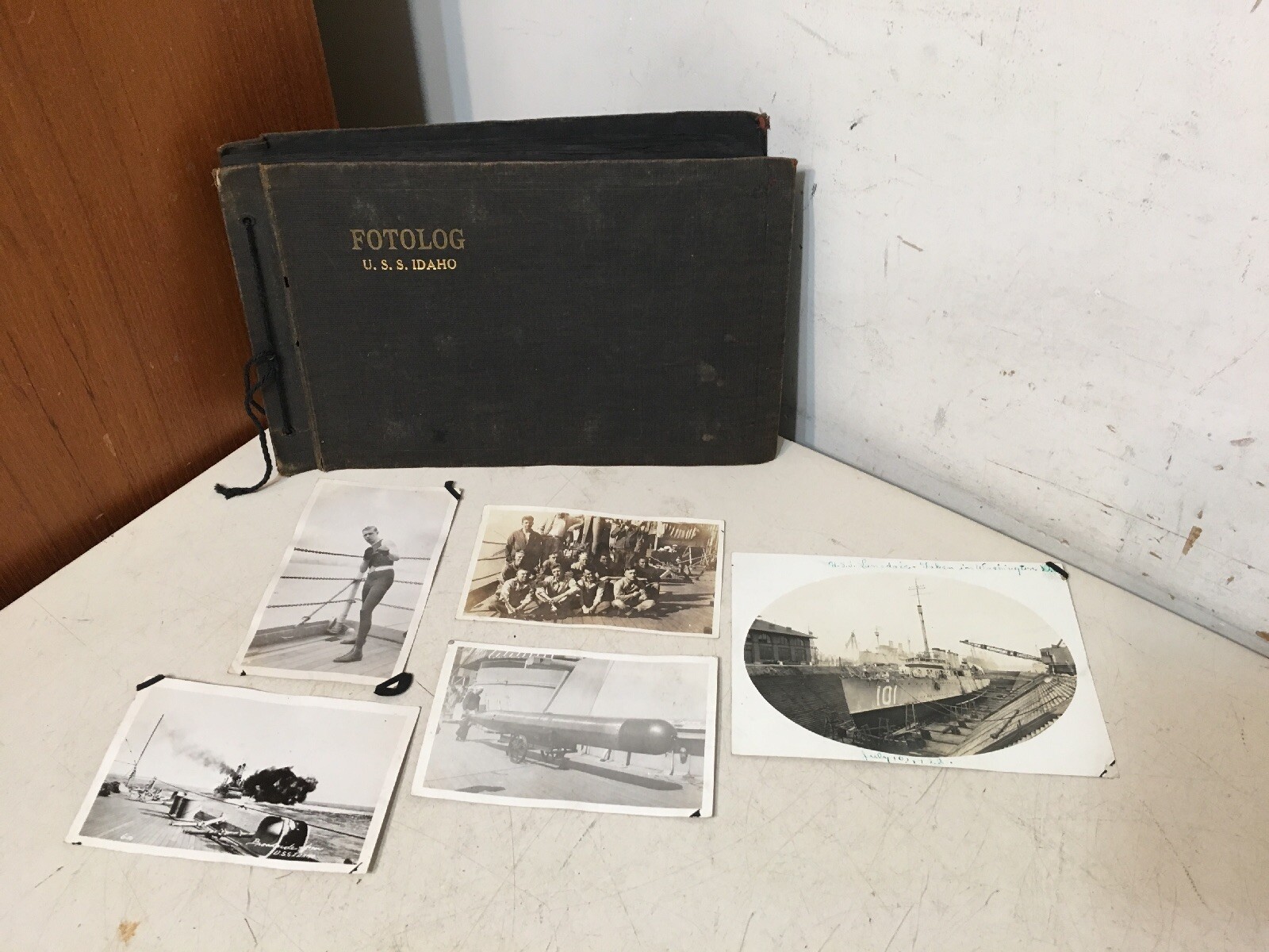 Incredible WWI Era Fotolog USS Idaho RPPC Postcards & Photos 100+ Navy Subs War