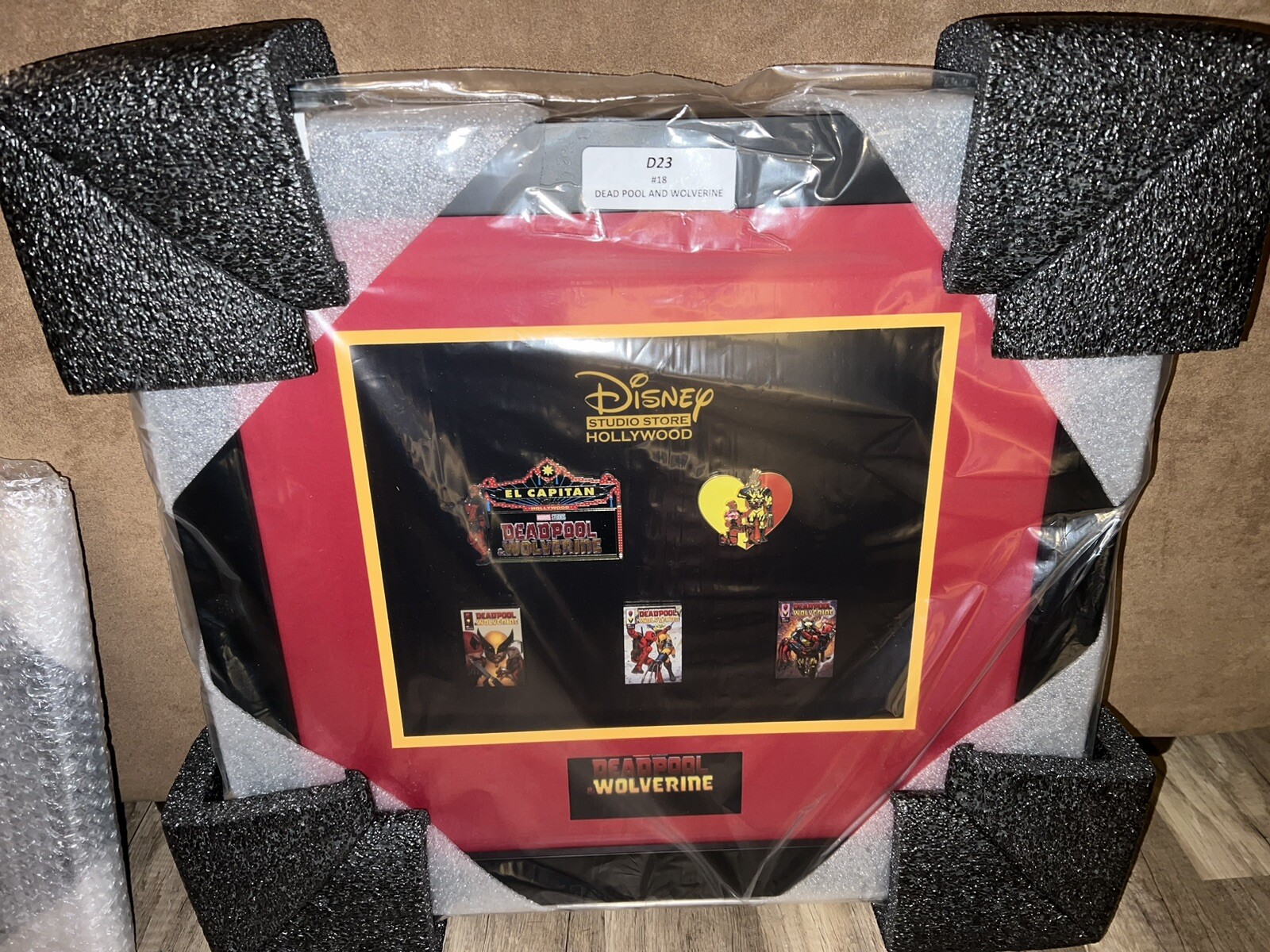 D23 Disney Studio Store Marvel Deadpool Wolverine LE 2 AP Pin Frame Rob Liefeld D23 Disney Studio Store Marvel Deadpool Wolverine LE 2 AP Pin Frame Rob Liefeld