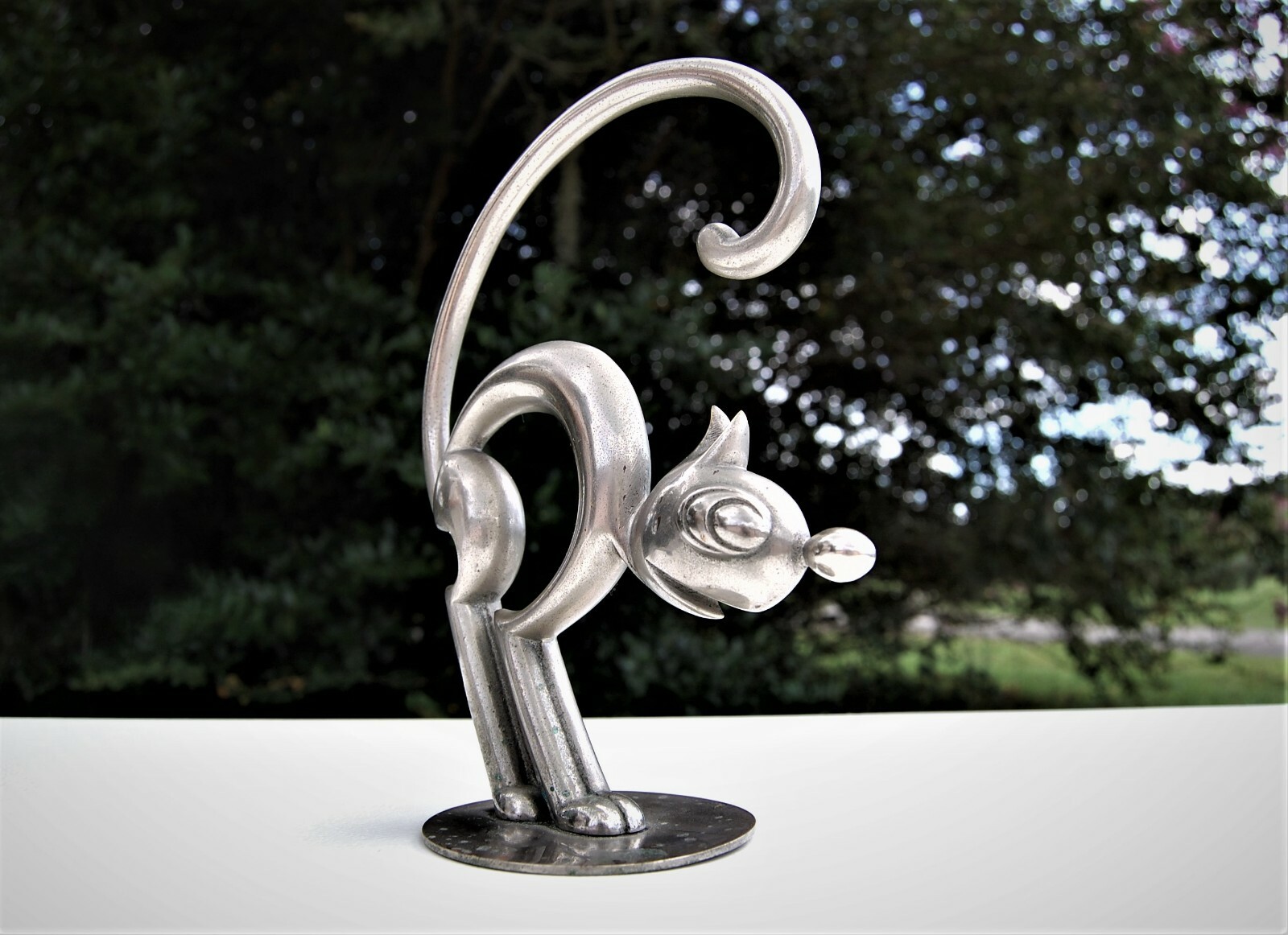 ANTIQUE VINTAGE AUTHENTIC HAGENAUER WERKSTATTE BRONZE / NICKEL FELIX THE CAT ANTIQUE VINTAGE AUTHENTIC HAGENAUER WERKSTATTE BRONZE / NICKEL FELIX THE CAT
