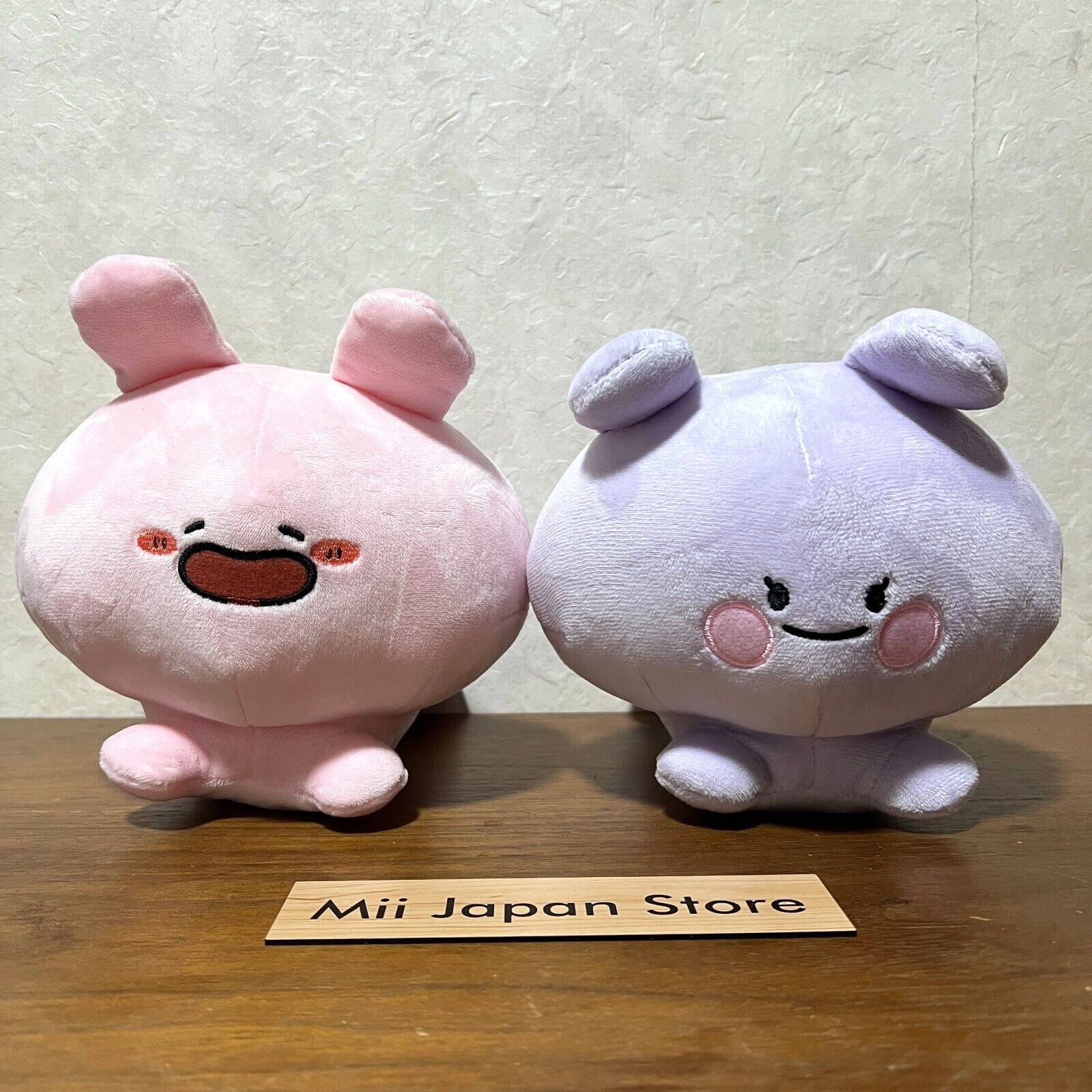 Aasamimi-chan Nesoberi Plush Doll 20cm Set of 2 Banprest Asamimi Anemimi Japan Aasamimi-chan Nesoberi Plush Doll 20cm Set of 2 Banprest Asamimi Anemimi Japan