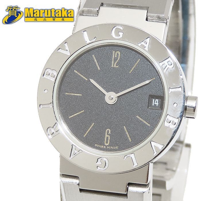 BVLGARI BVLGARI Women’s Watch 23mm Stainless Steel Black Quartz Vintage Conditio BVLGARI BVLGARI Women’s Watch 23mm Stainless Steel Black Quartz Vintage Conditio