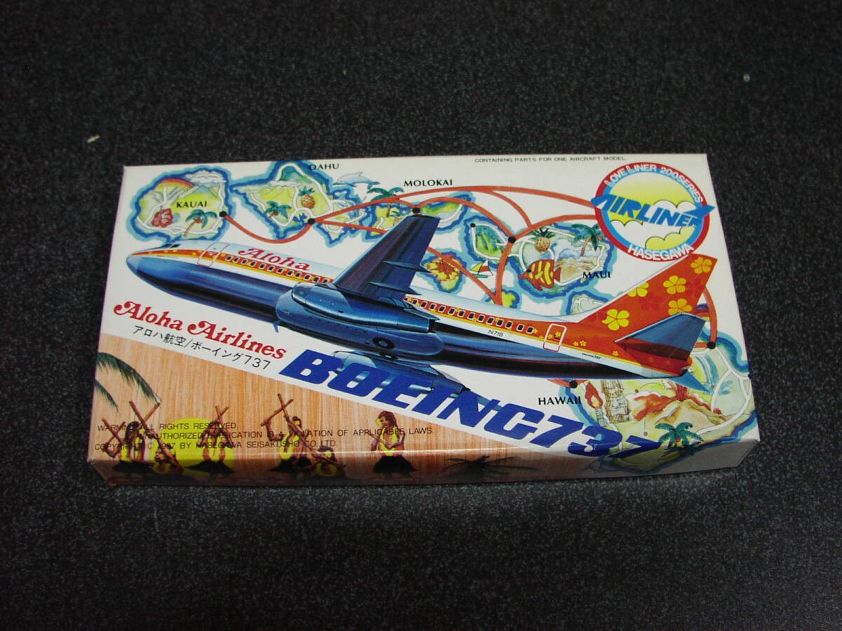 Hasegawa 1/200 Aloha Airlines Boeing 737 Plastic Model Kit Collector\'s Hasegawa 1/200 Aloha Airlines Boeing 737 Plastic Model Kit Collector\'s