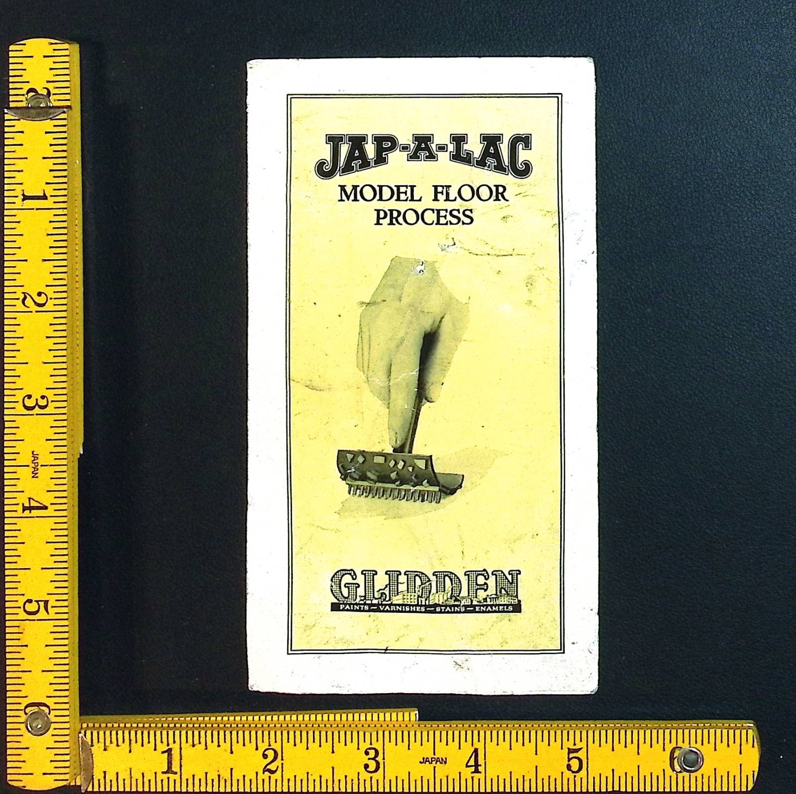 JAP-A-LAC Model Floor Process - Vintage Early 1900's - Glidden Paints, Varnishes JAP-A-LAC Model Floor Process - Vintage Early 1900's - Glidden Paints, Varnishes