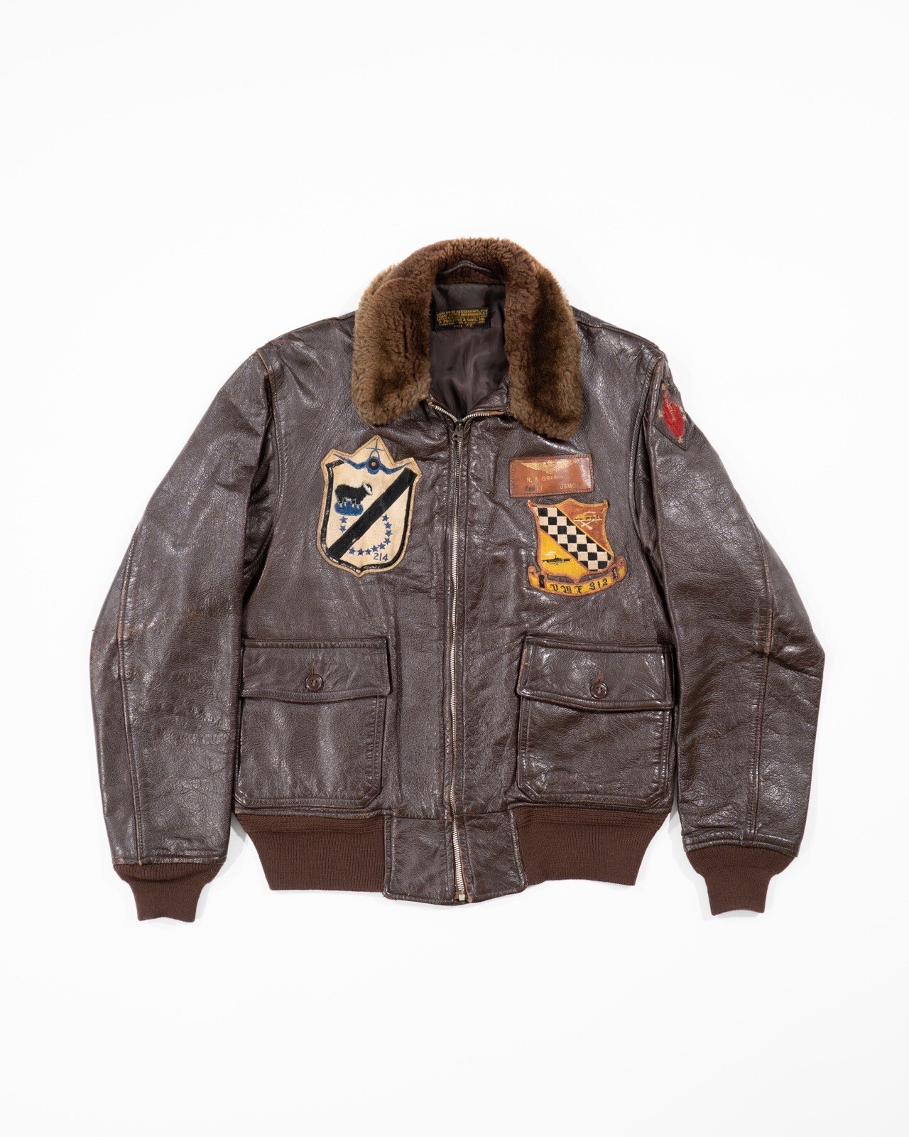 KOREAN WAR USMC PRITZKER G-1 FLIGHT JACKET VMF-214 