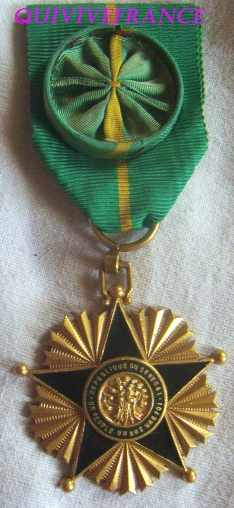 DEC8381 - OFFICER ORDER OF MERIT OF SENEGAL DEC8381 - OFFICER ORDER OF MERIT OF SENEGAL