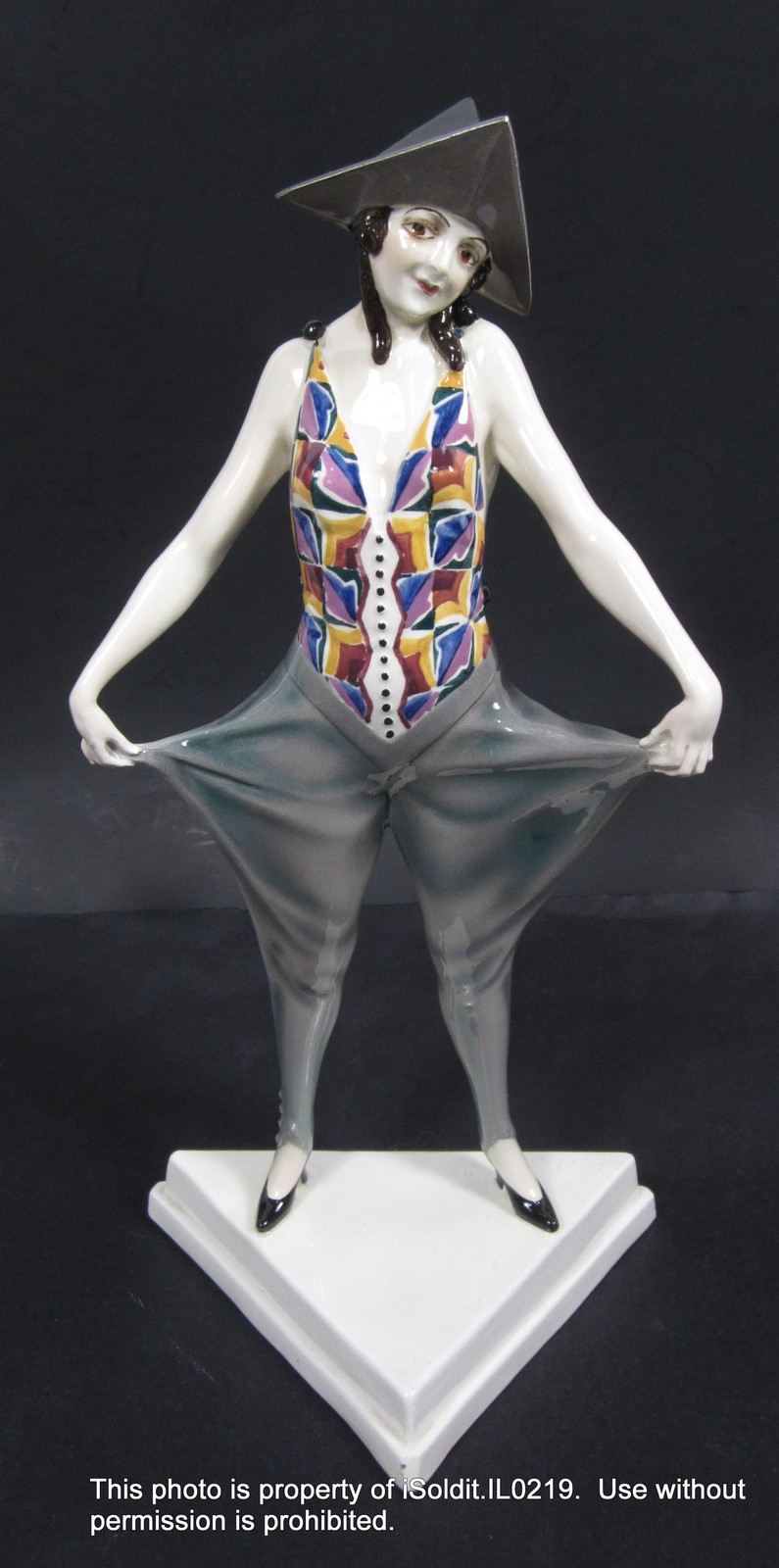 ANTIQUE GOLDSCHEIDER CERAMIC 13