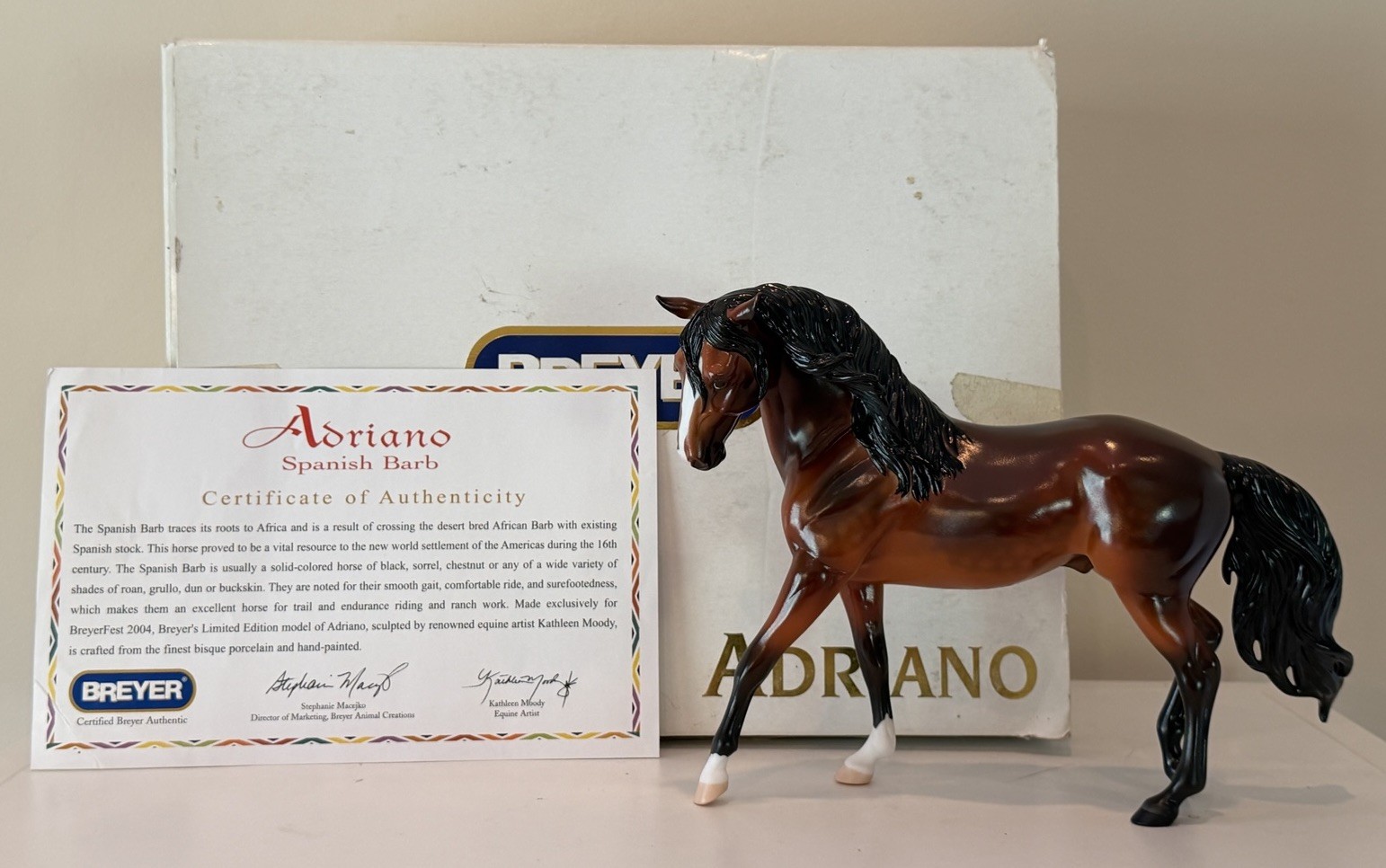 Breyer BreyerFest 2004 Special Run Adriano Spanish Barb 