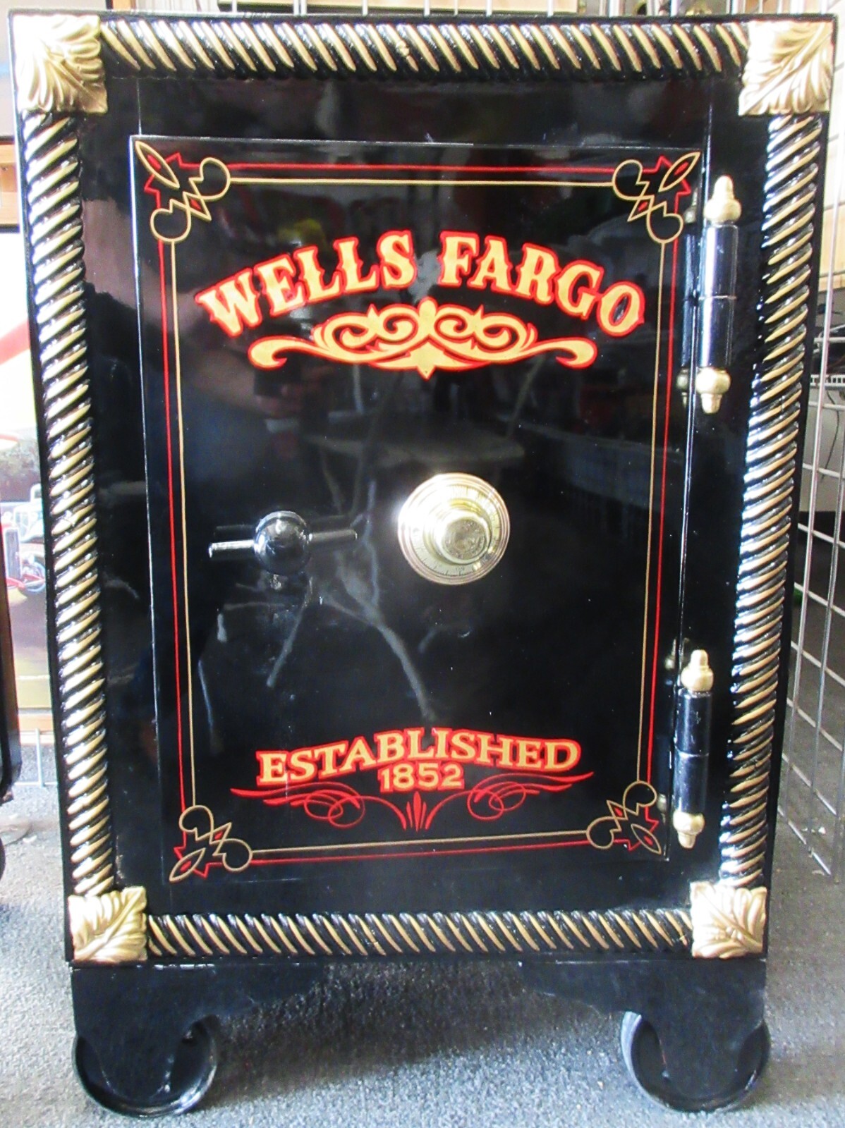Antique Original Safe Custom Refinished Wells Fargo circa 1890