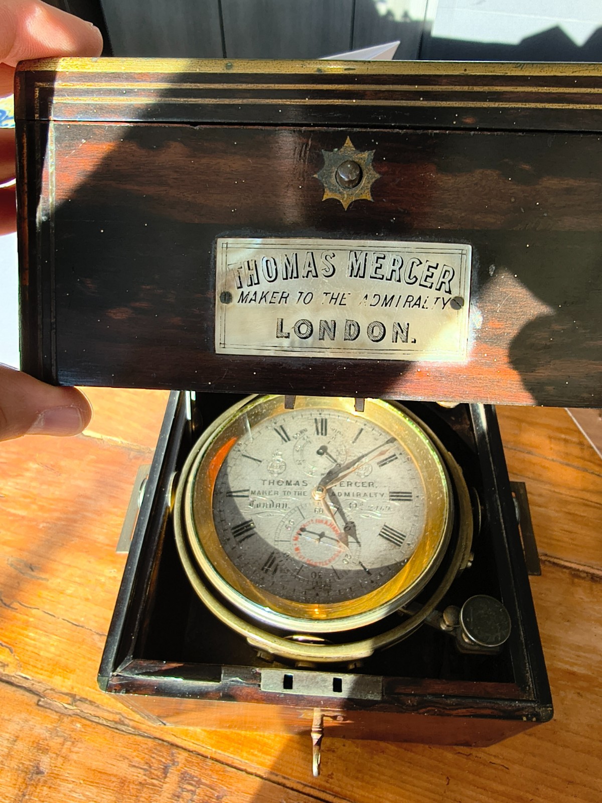Rare 1875 Thomas Mercer 2-Day Marine Chronometer No. 2469 – Fully Functional Rare 1875 Thomas Mercer 2-Day Marine Chronometer No. 2469 – Fully Functional