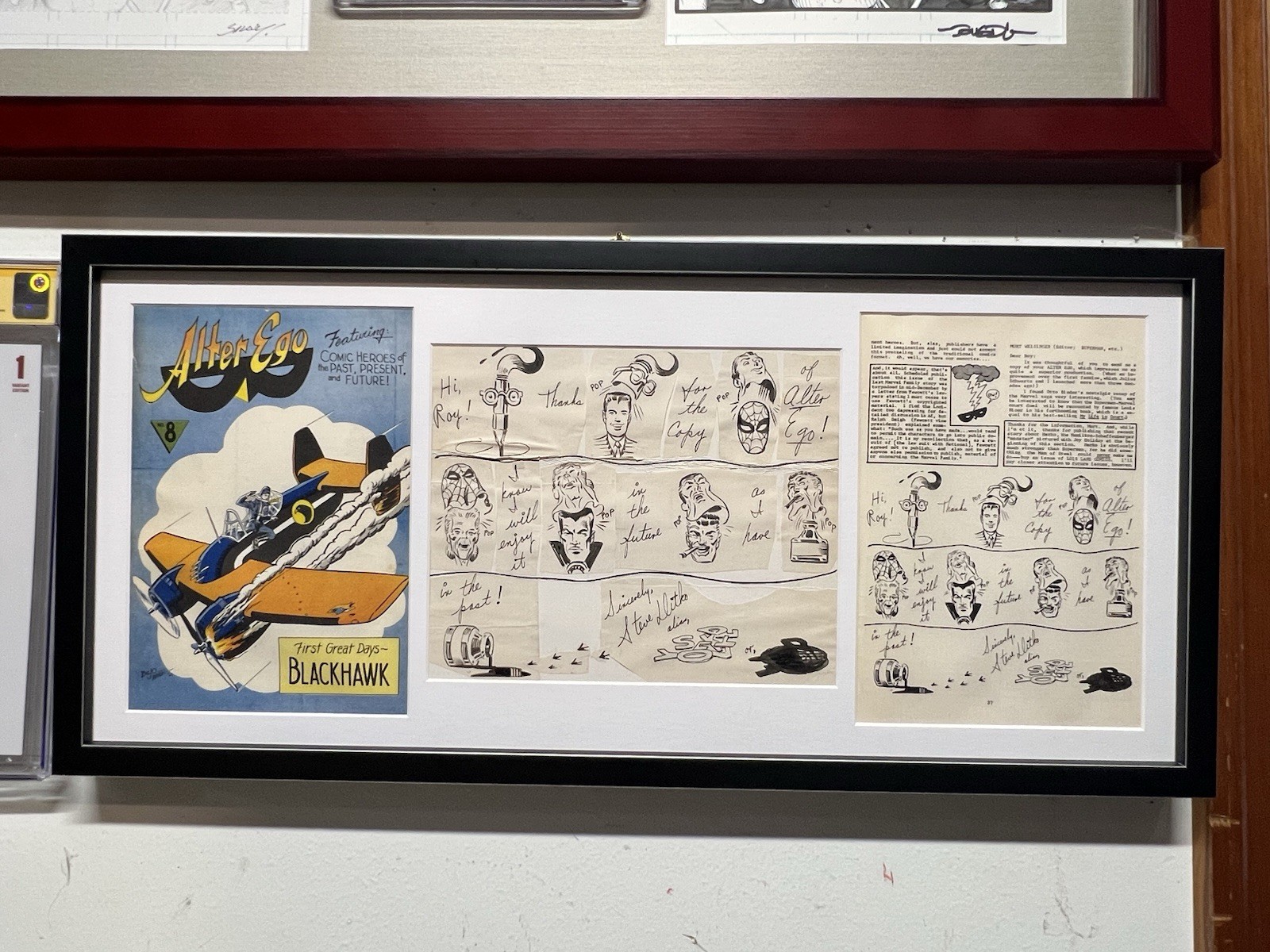 Steve Ditko Original Art Spider-man Dr Strange Alter Ego Published By Roy Thomas Steve Ditko Original Art Spider-man Dr Strange Alter Ego Published By Roy Thomas