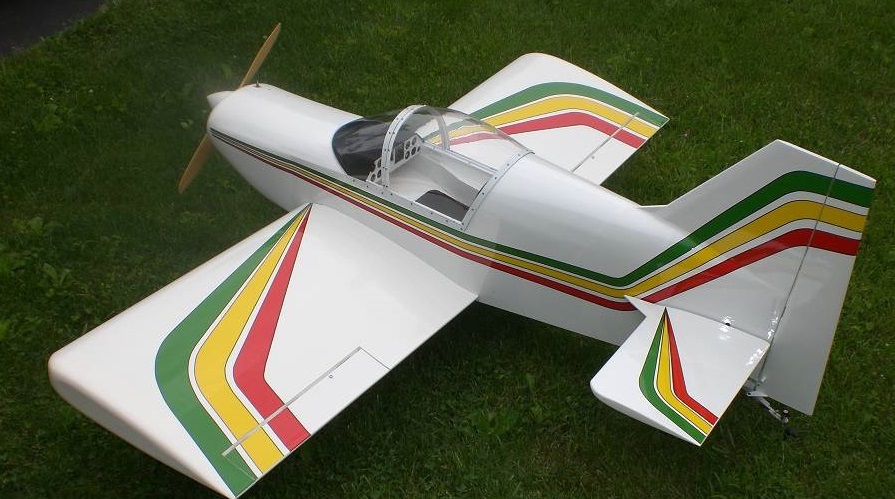 BD-8 Bede USA Aerobatic Light Airplane Wood Model Replica Large 