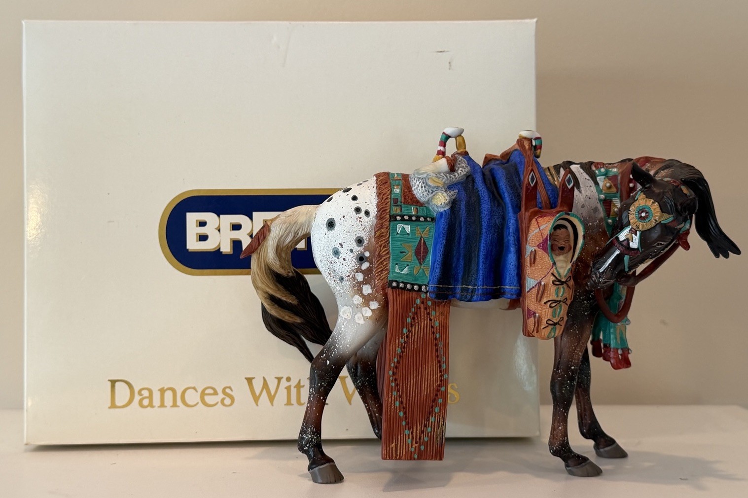 Breyer BreyerFest Dances with Wolves NIB Porecelain Set #711118 Special Run Breyer BreyerFest Dances with Wolves NIB Porecelain Set #711118 Special Run