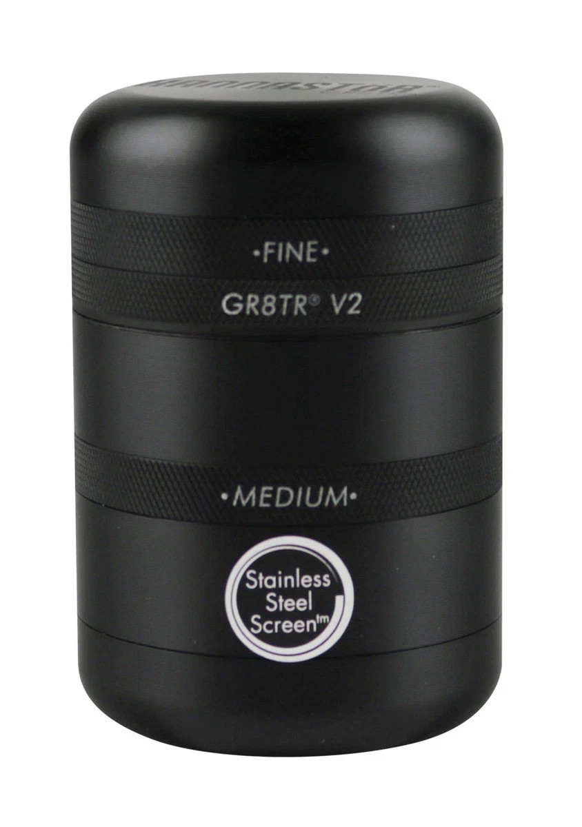 Kannastör GR8TR V2 Solid Body Grinder matte black medium Kannastör GR8TR V2 Solid Body Grinder matte black medium