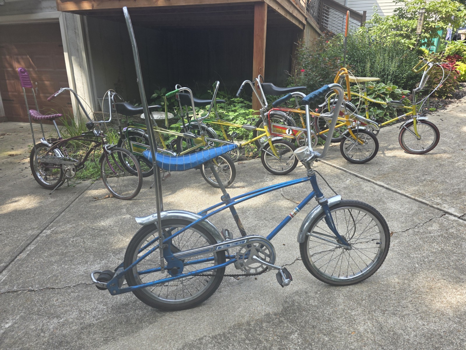 68 AMF SKEETER 2+1 BLUE WHEELIE BAR RARE Muscle RAIL Original BANANA SEAT BIKE 68 AMF SKEETER 2+1 BLUE WHEELIE BAR RARE Muscle RAIL Original BANANA SEAT BIKE