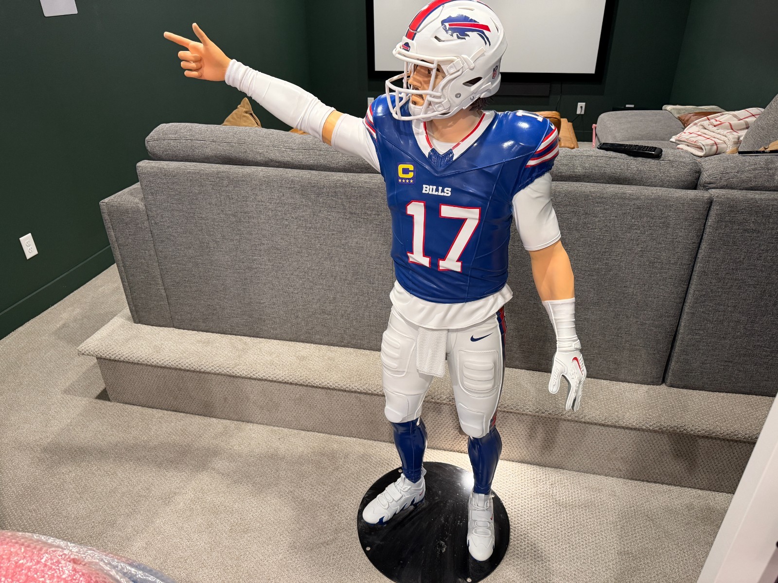 Josh Allen Buffalo Bills 5ft Tall Life Size Figure Statue New Custom Josh Allen Buffalo Bills 5ft Tall Life Size Figure Statue New Custom