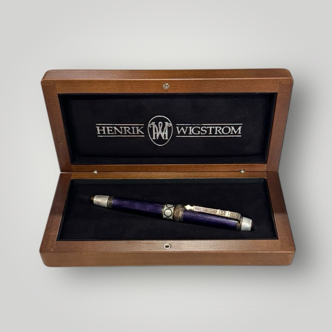 David Oscarson Henrik Wigstrom Trophy Violet Limited Ed. Fountain Pen #34/128