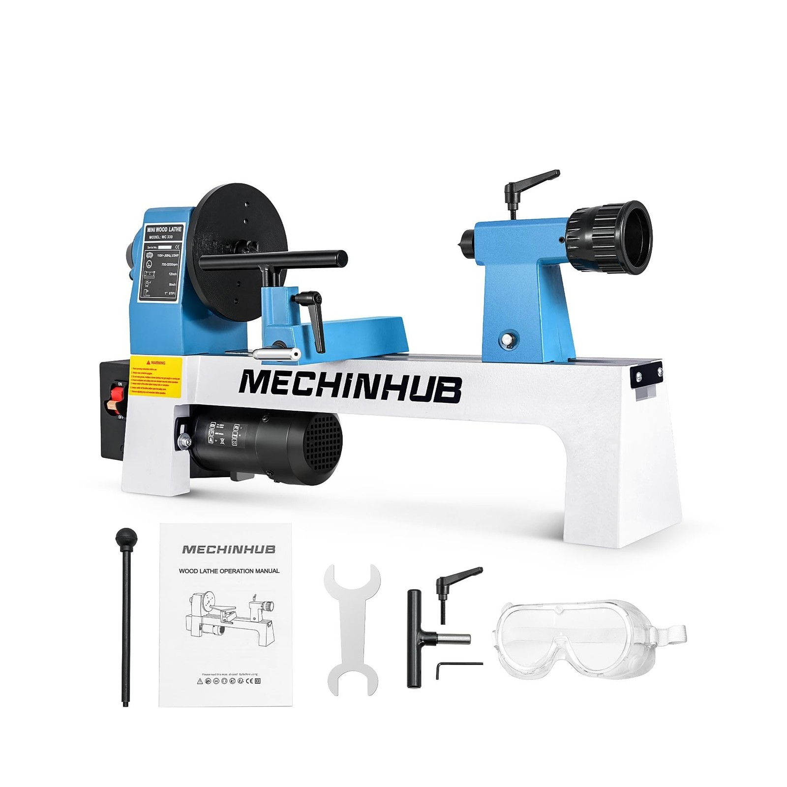 Mini Benchtop Wood Lathe, 8