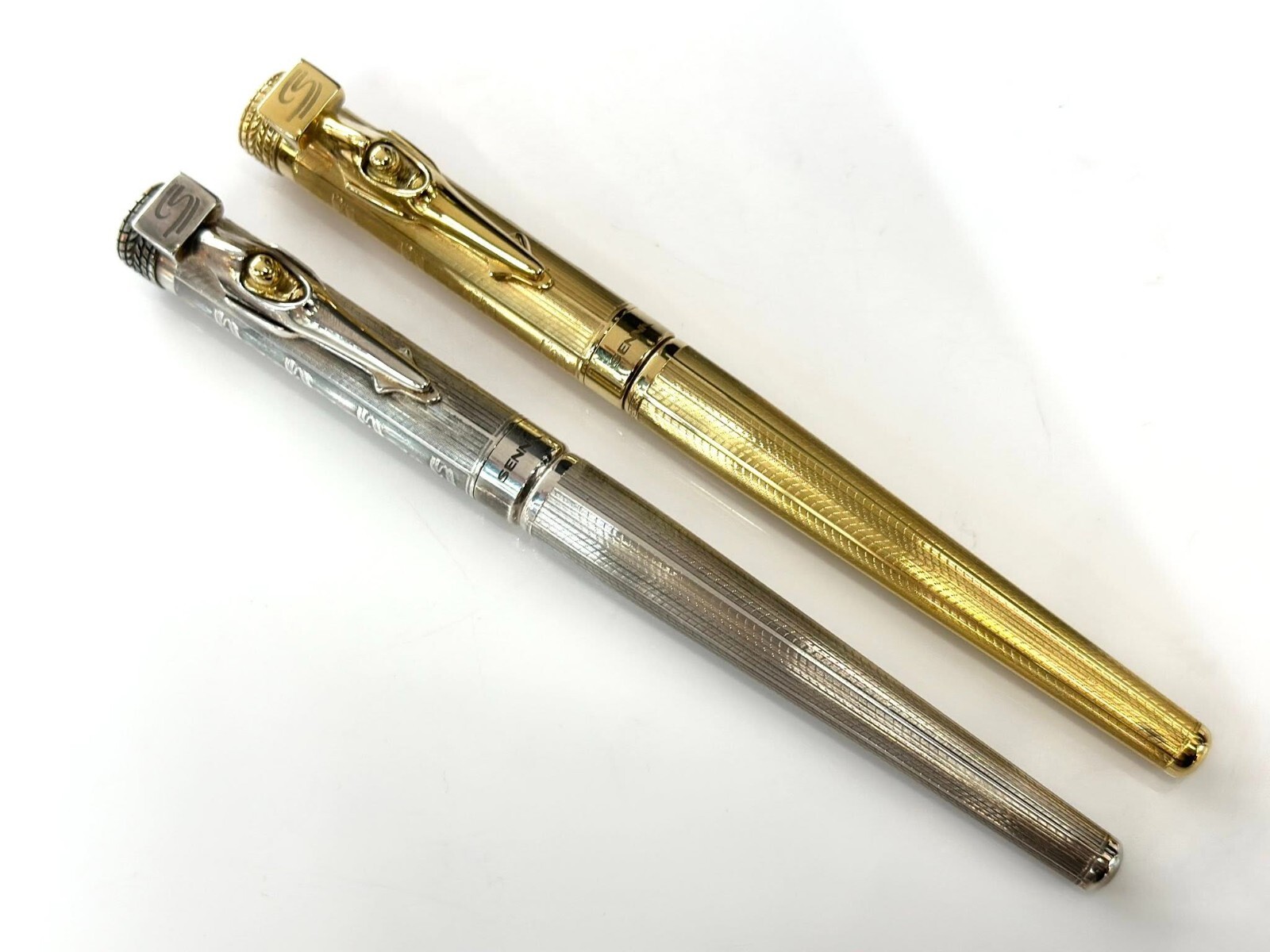Montegrappa Tribute to Ayrton Senna Solid Gold & SILVER  LE Fountain Pen SET