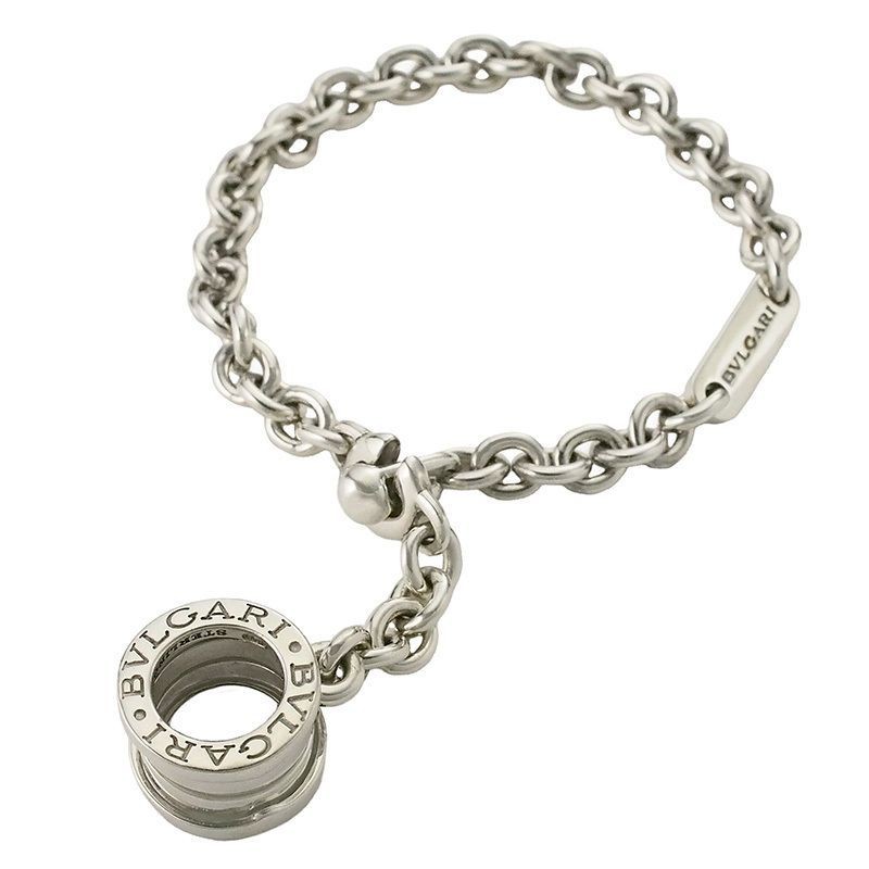 BVLGARI B Zero One Key Chain SV925 Finished Authentic Used Jewelry