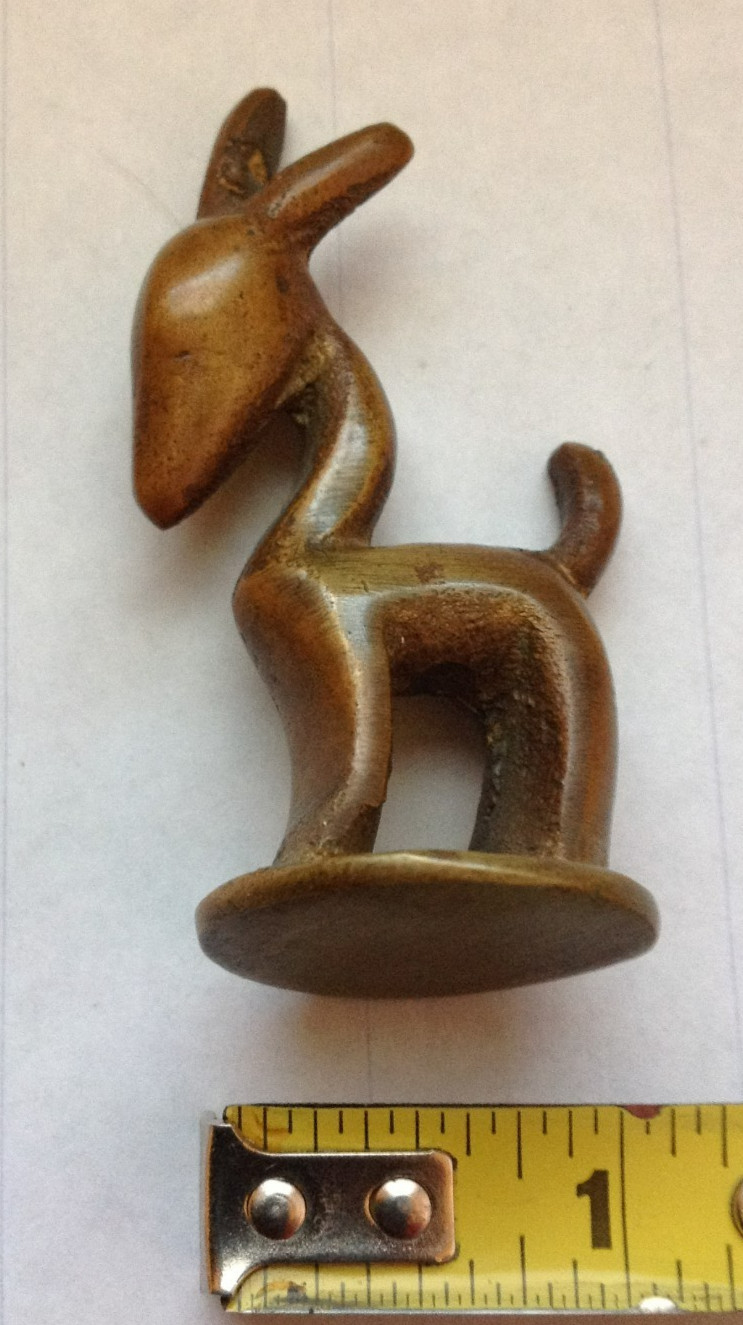 Bronze Hagenauer ?Austrian Donkey/Deer Werkstaate Wien Miniature 1920s Art Deco Bronze Hagenauer ?Austrian Donkey/Deer Werkstaate Wien Miniature 1920s Art Deco