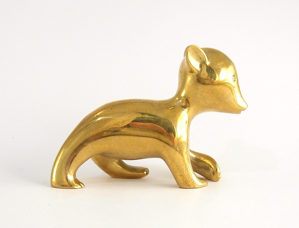 Werkstätte Karl HAGENAUER Vienna Brass Large Walking BEAR CUB Bronze Austria Werkstätte Karl HAGENAUER Vienna Brass Large Walking BEAR CUB Bronze Austria