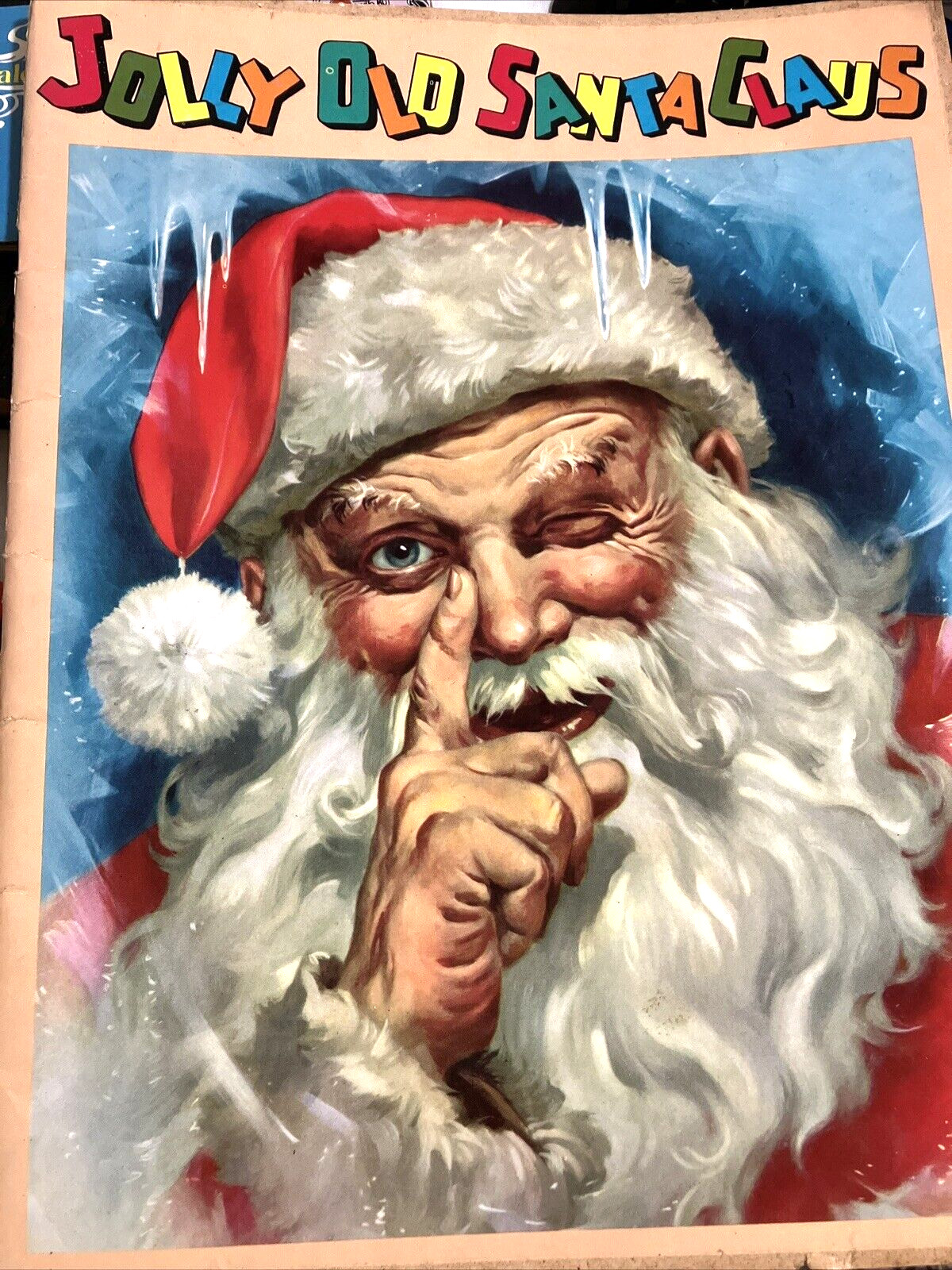 VTG 50s RARE JOLLY OLD SANTA CLAUS Paperback Book By Van B. Hooper/ GEORGE HIKE VTG 50s RARE JOLLY OLD SANTA CLAUS Paperback Book By Van B. Hooper/ GEORGE HIKE
