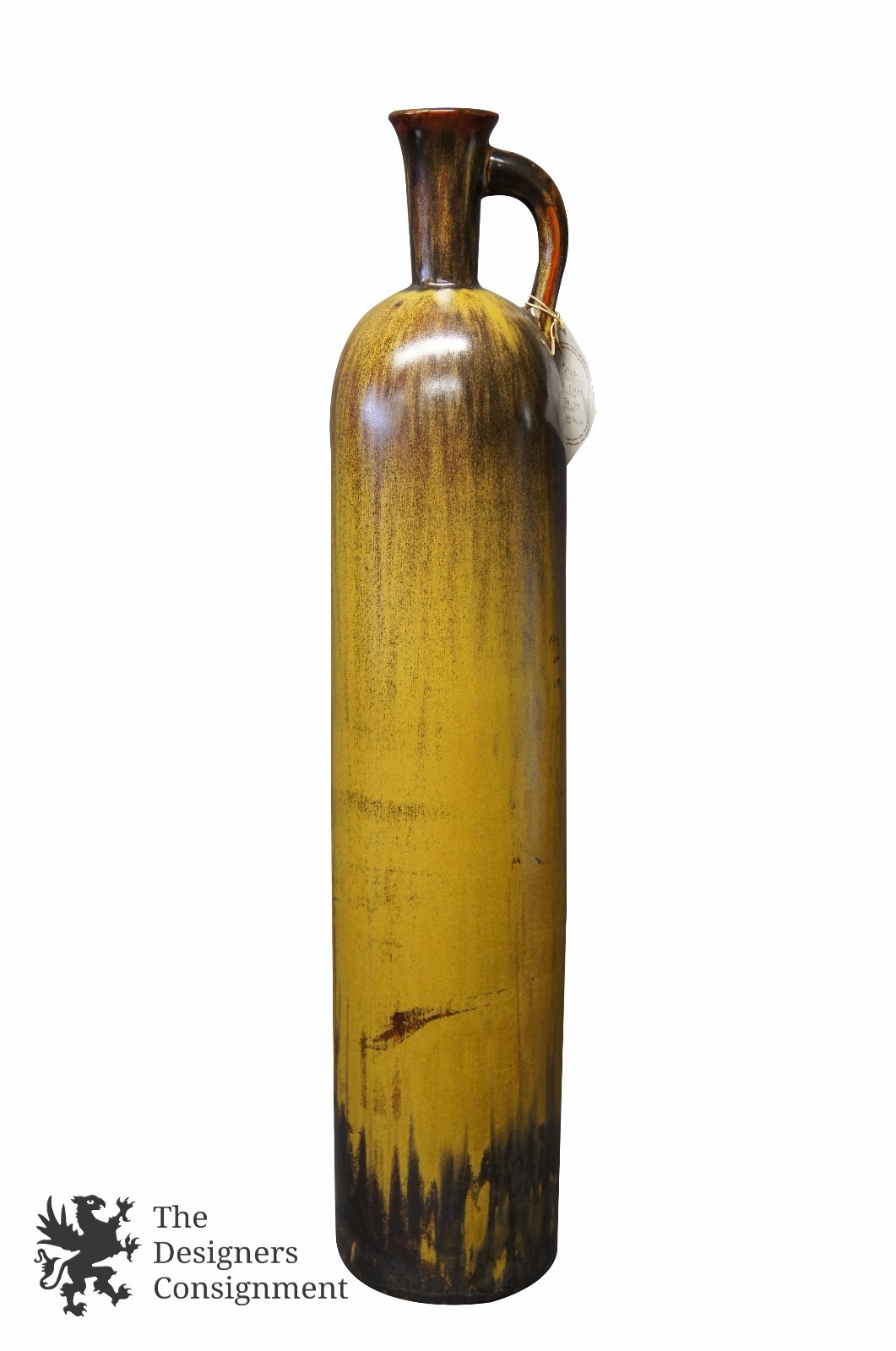 John Richard Monumental Ceramic Drip Glaze Modern Floor Palace Urn Vase Pot 44 John Richard Monumental Ceramic Drip Glaze Modern Floor Palace Urn Vase Pot 44
