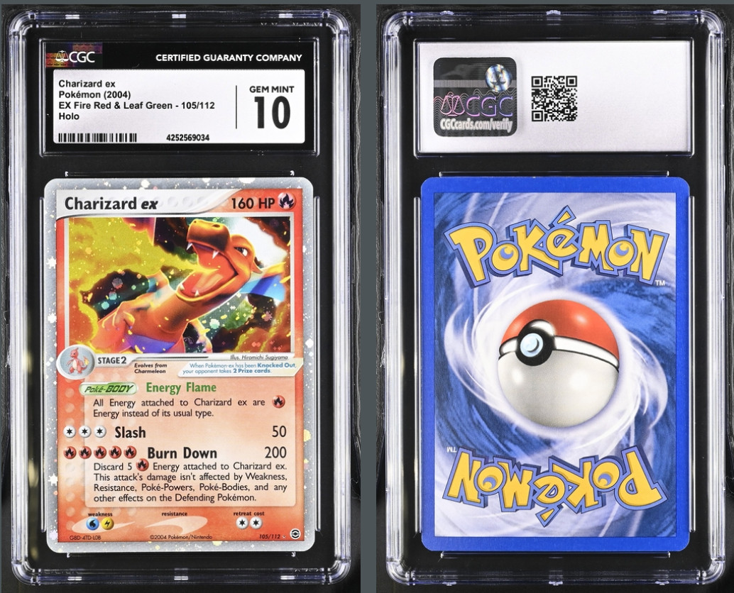 2004 Pokemon EX Fire Red Leaf Green #105 Charizard EX - Holo CGC 10 GEM MINT PSA 2004 Pokemon EX Fire Red Leaf Green #105 Charizard EX - Holo CGC 10 GEM MINT PSA
