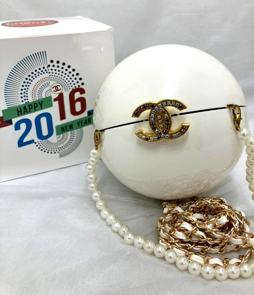 Chanel VIP Limited Coco Mark Rhinestone Pearl Ball 2way Chain Shoulder Bag w/BOX Chanel VIP Limited Coco Mark Rhinestone Pearl Ball 2way Chain Shoulder Bag w/BOX