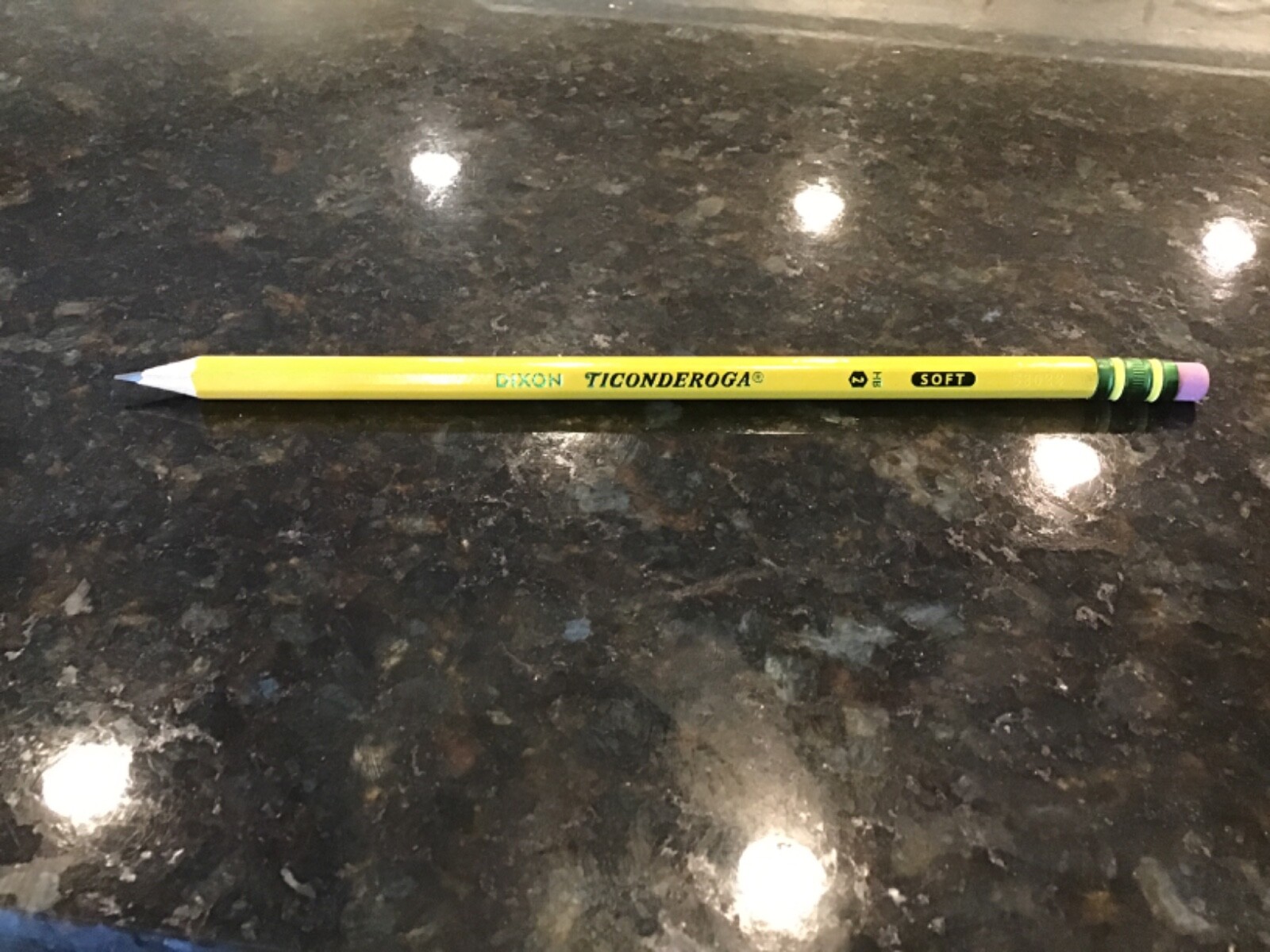 One of the most expensive pencils you will see, it is a Ticonderoga brand pencil One of the most expensive pencils you will see, it is a Ticonderoga brand pencil