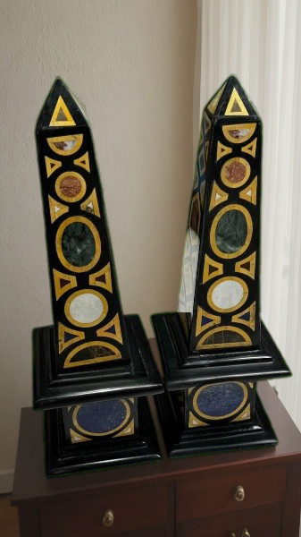 Handcrafted Marble Obelisk Sculpture | Elegant Decorative Piece for Home Decor