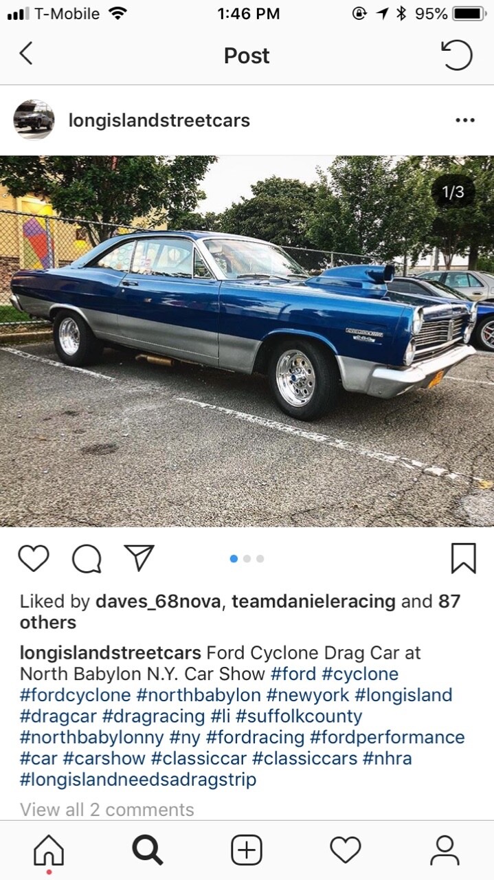 1967 mercury comet cyclone
