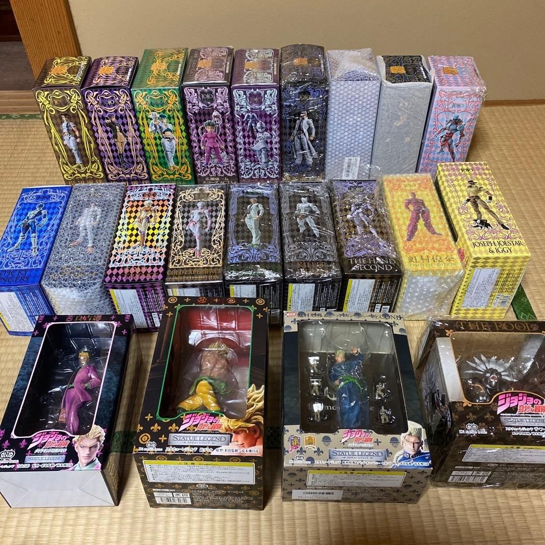 Medicos Super Action Statue JoJo's Bizarre Adventure Figure 22 Set With Box