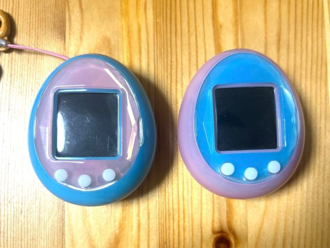 Tamagotchi Idl Milky Blue Pink Set Bandai JPN Limited Edition Rare Animation Mod Tamagotchi Idl Milky Blue Pink Set Bandai JPN Limited Edition Rare Animation Mod